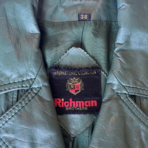 Green Envy Leather Jacket - Picture 3 of 3